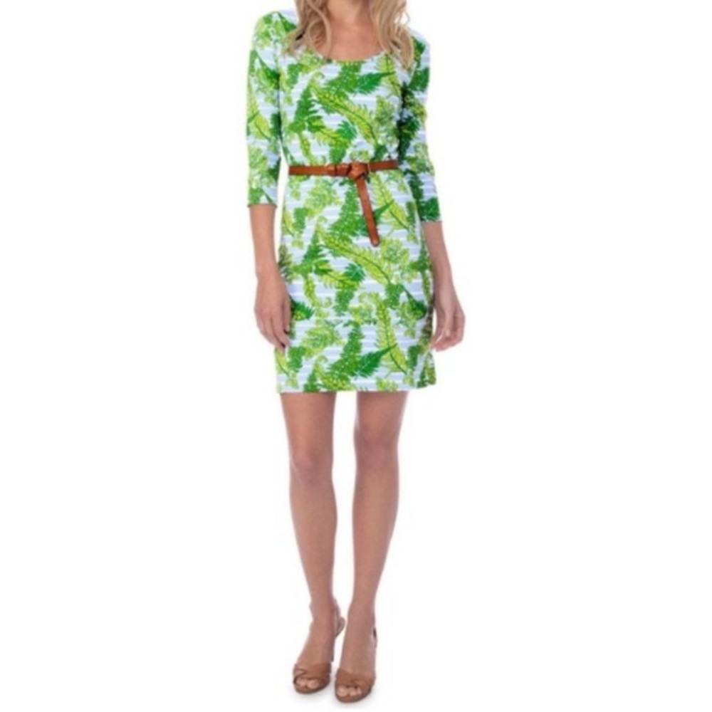 NWT Tuckernuck *PERSIFOR* Kilpatrick Dress … *PROVENCE PALMS* … Size: L
